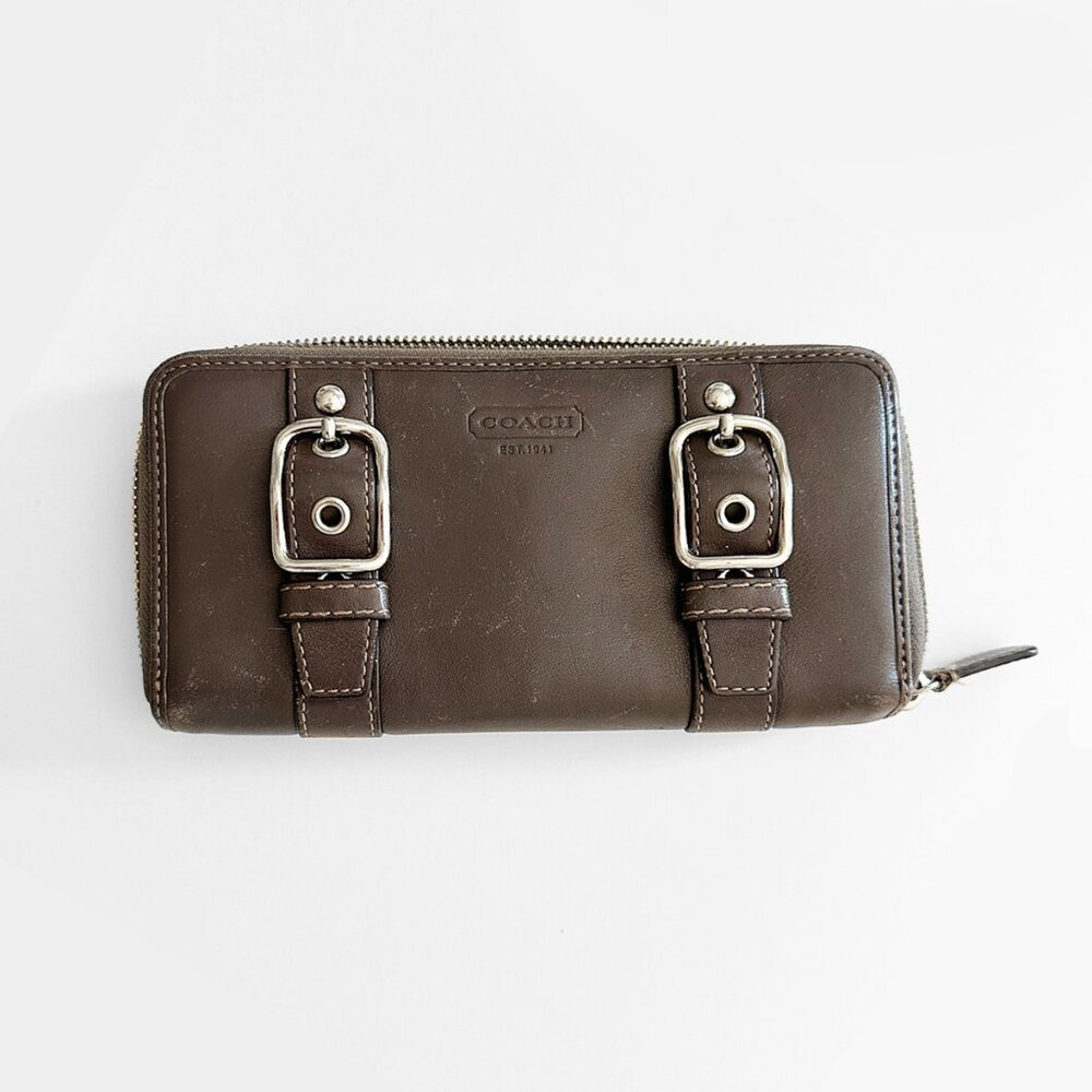 Coach - Brown Leather Wallet